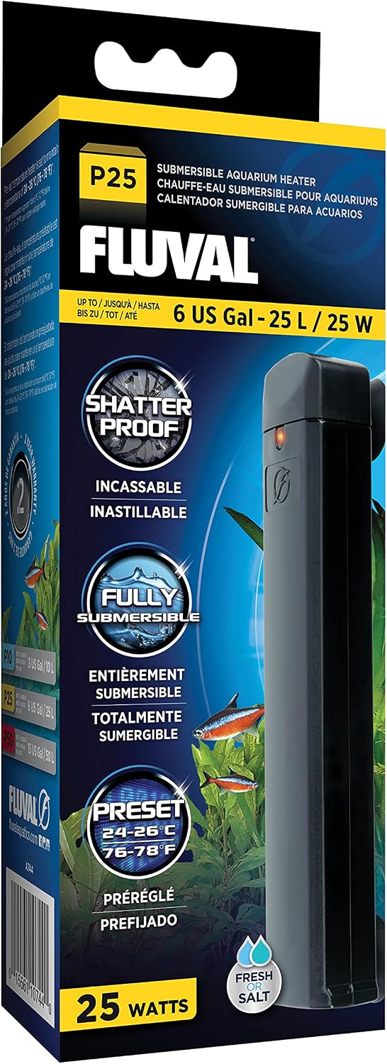 P25 Submersible Aquarium Heater
