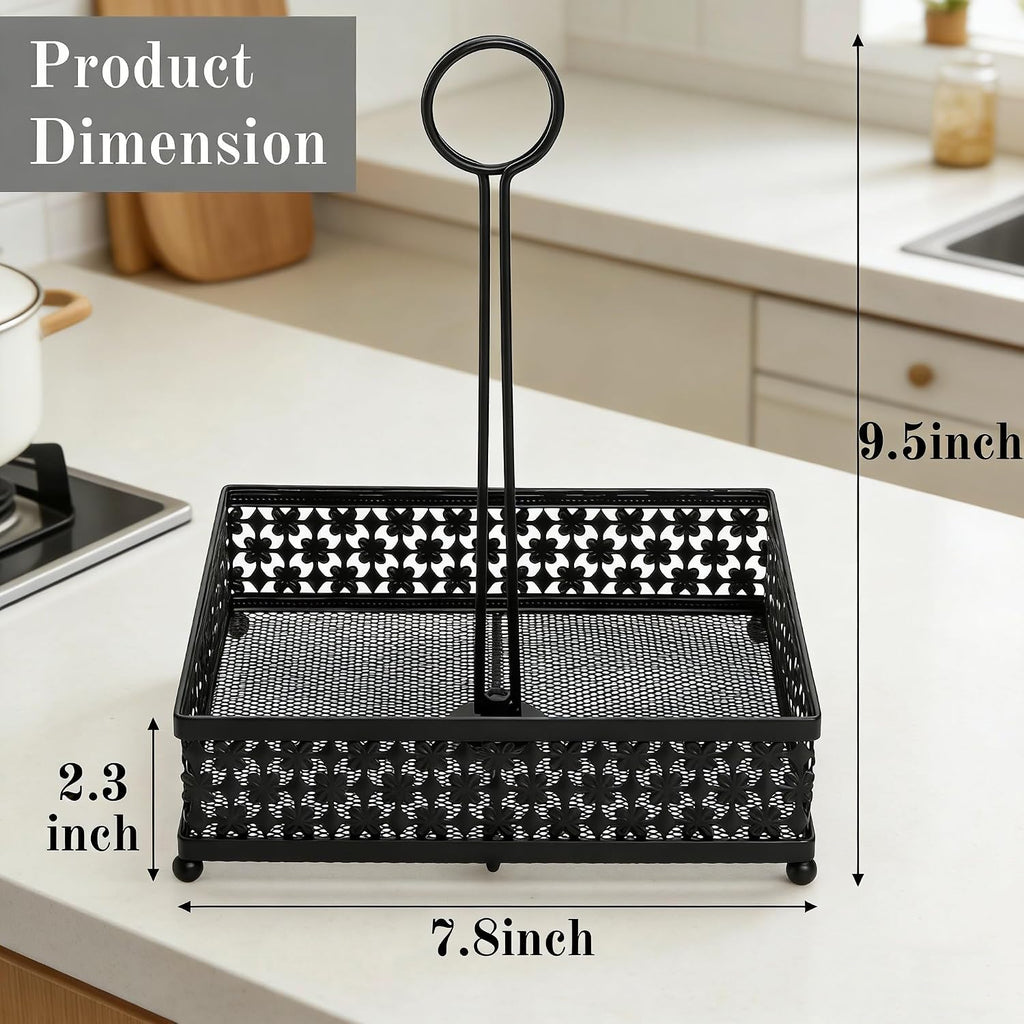 2 Pack Condiment Caddy, Including Number Card Holder