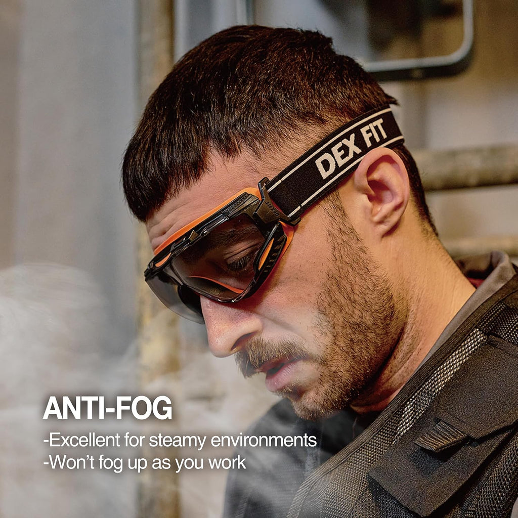 Safety Goggles SG220, Wide-Vision Lab & Chemical Splash Eye Protection, Anti-Fog & Scratch Resistant, Soft Seal