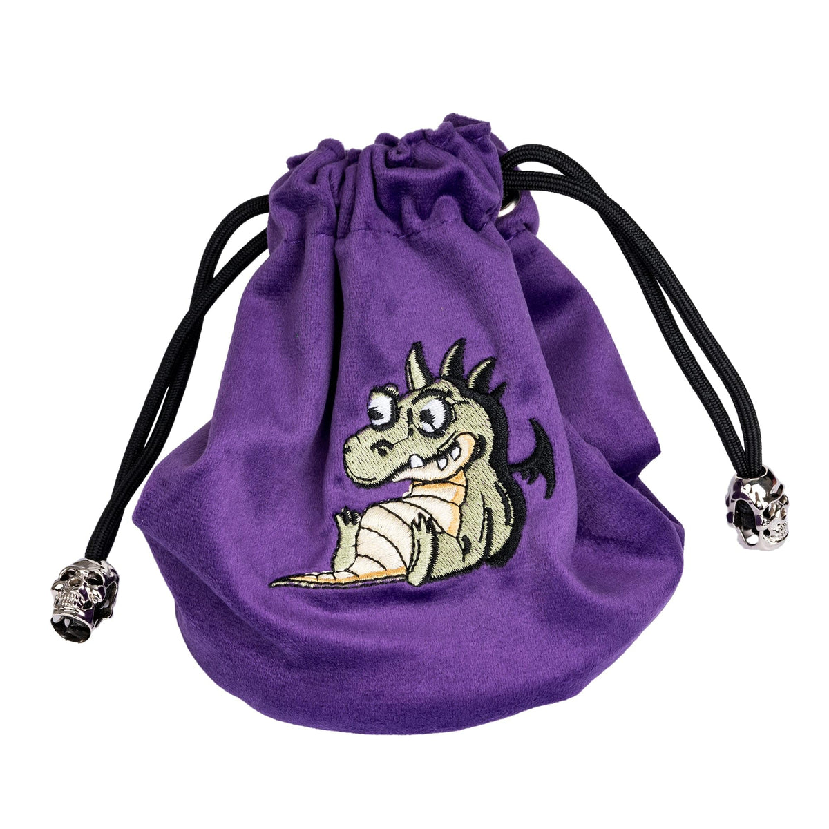 Large RPG Dice Bag Purple Dice Storage Bag for Role Playing Games