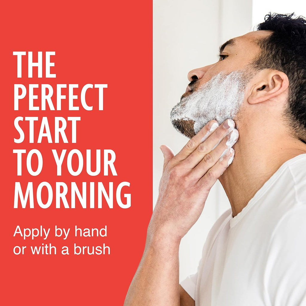 Caffeinated Shaving Cream & Aftershave Set - Shave Kit for Men - Antioxidant + Caffeine Enriched Shave Cream +