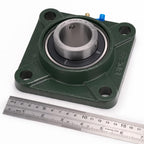XIKE 2 Pcs UCF209-26 Bore 1-5/8" Pillow Block Square Flange Mounted Ball Bearings.
