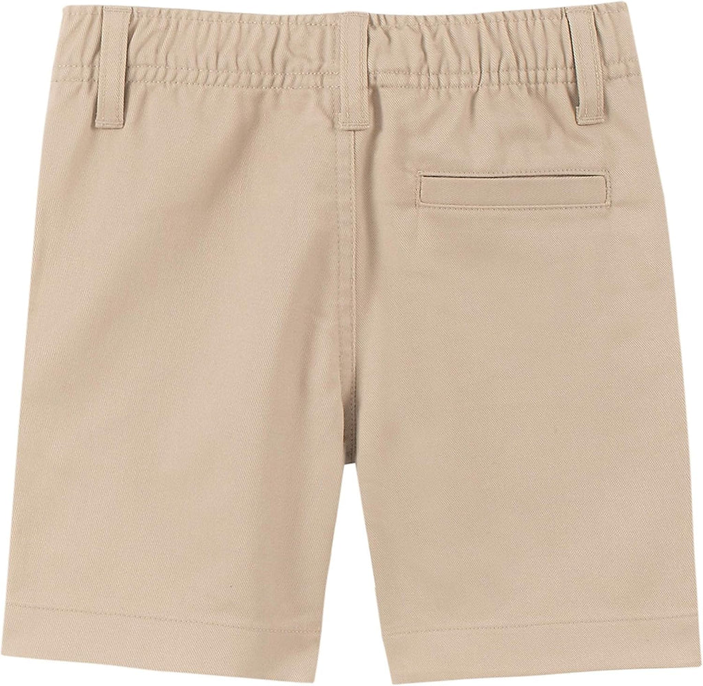 Boys' School Uniform Flat Front Twill Short