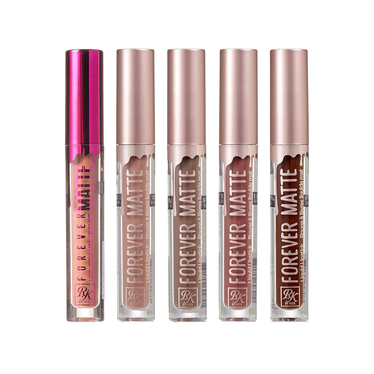 Forever Matte Liquid Lipstick 5 Pack - RFML02&05&07&12&19