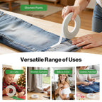 Hem Tape for Pants, 1/2inch*105FT, Double Sided Fabric Tape