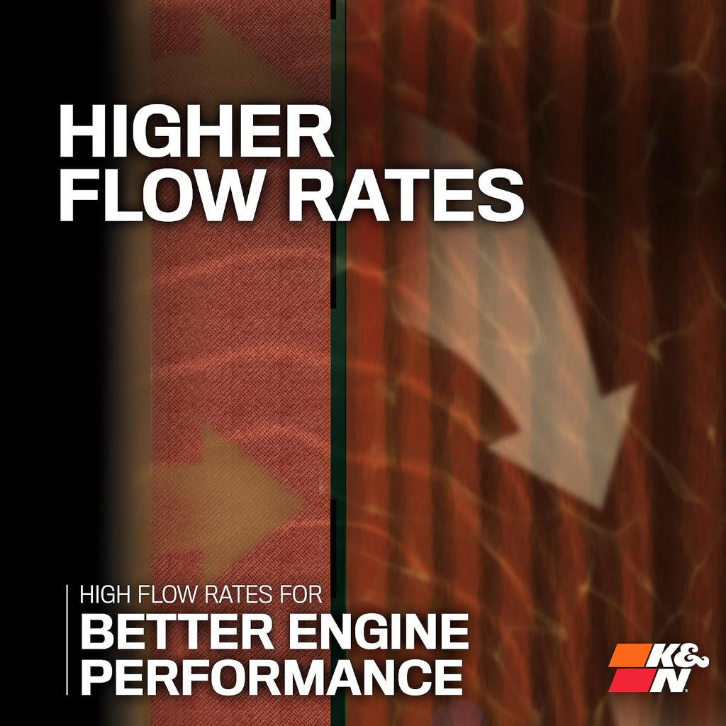 K&N Oil Filter: 20,000 Mile Engine Protection, High Efficiency, HP-7018
