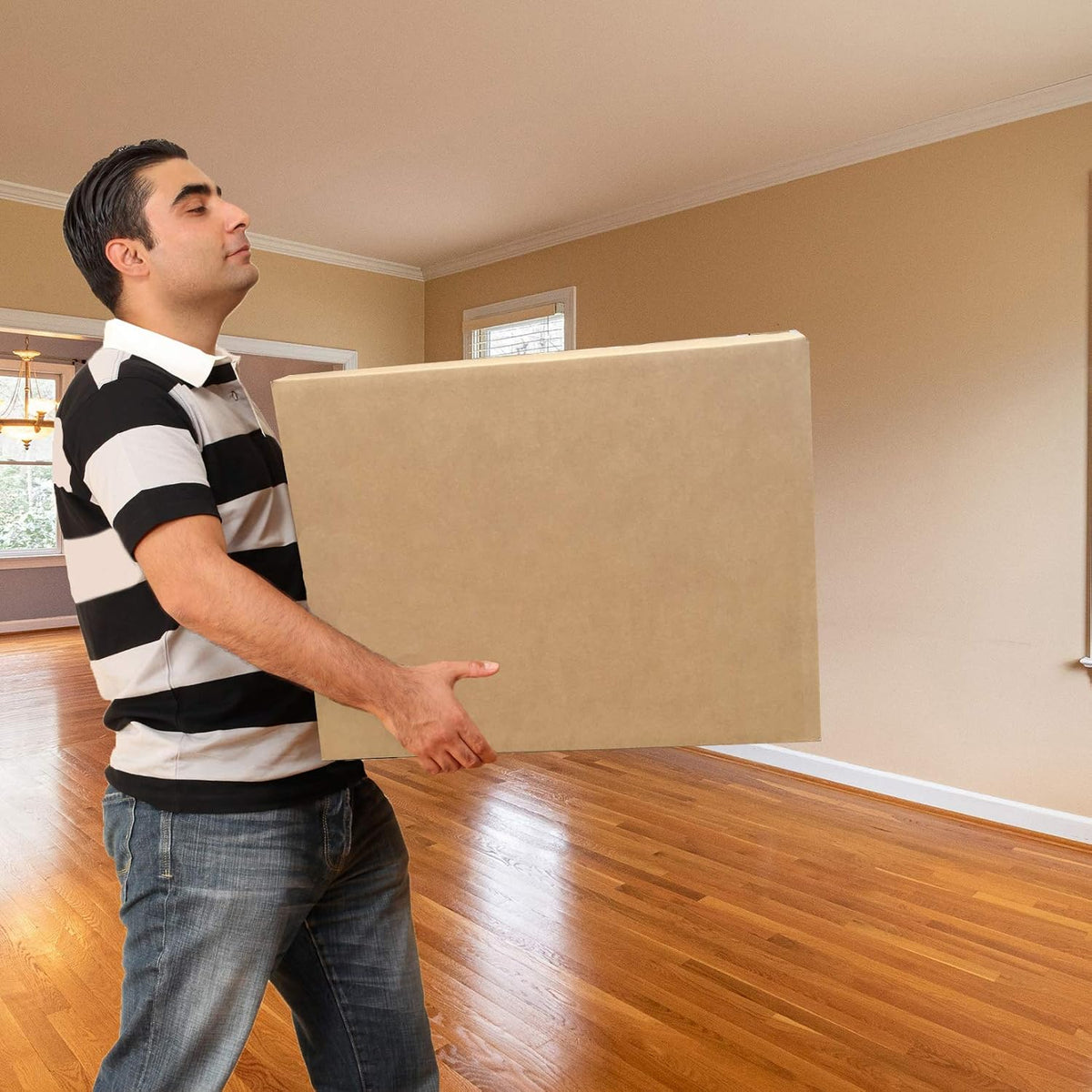 Moving Boxes Bundle, 6 Large Boxes for Moving, Packing and Storage, Brown Corrugated Cardboard 20 x 20 x 15"