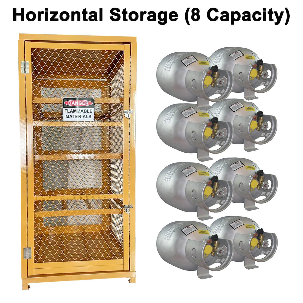 Industrial Cage Cabinet Vertical Storage & Horizontal Storage Lockers