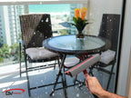Window Squeegee for Window Cleaning, Window Cleaner Tool for Car Windshield, Shower Door, Boat | 2-in-1 Mini Squeegee