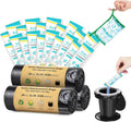 Camping Toilet Bags Absorbent Gel Set, Portable Toilet Bags with Gel, 8 Gallon, 30 Liter, Heavy Duty 1 Mil, Toilet