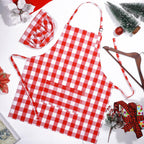 2 Pcs Chef Hat Apron Chef Costume for Women Men Adult