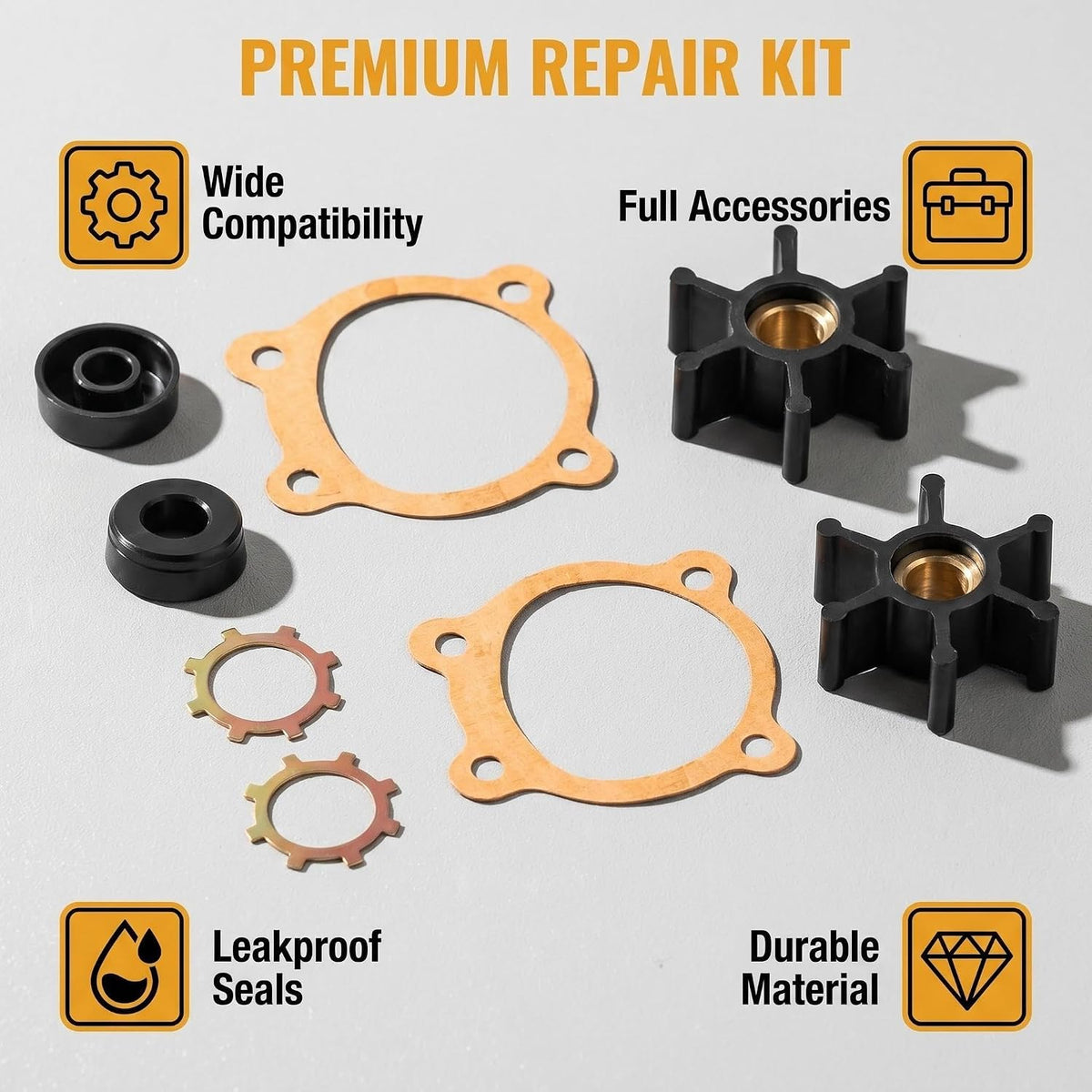 Water Pump Impeller Kit 66059-WYN1 for Wayne PC1 PC2