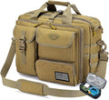 Tactical Messenger Bag,14inch/15.6inch/17.3inch Briefcase for Man Military Laptop Bag, Flight Work Bags for Pilots