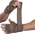 Workout Gloves for Men - Gym Weight Lifting Padded Gloves with Wrist Wrap Support, Full Palm Protection & Silicone