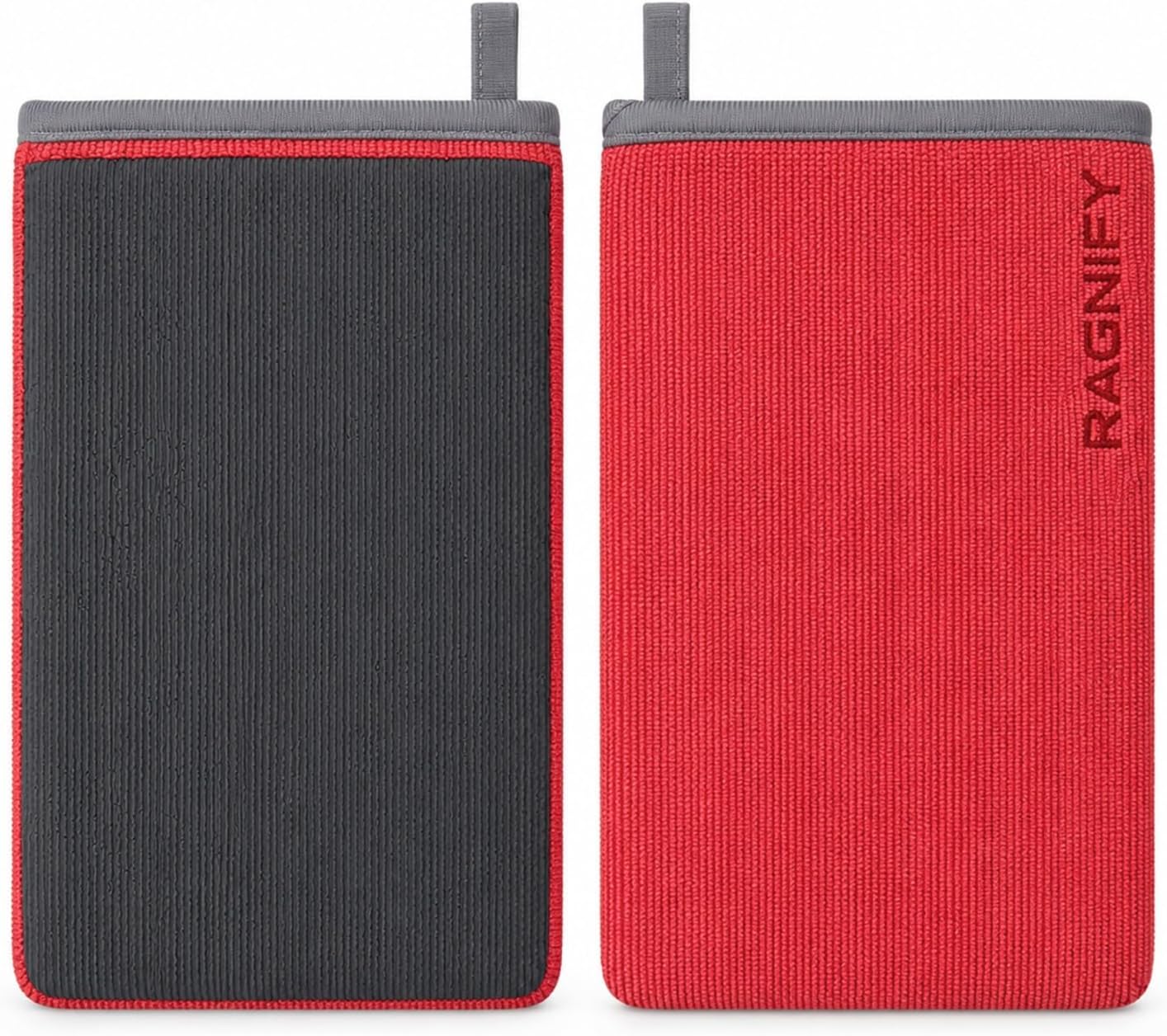 Pack of 2 Clay Mitt Auto Detailing Medium Grade Clay Bar Alternative Mitt for Flawless Removal of Surface Bonded
