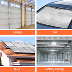 2 Car Garage Door Insulation Kit, 16 Pcs Double Bubble Panels