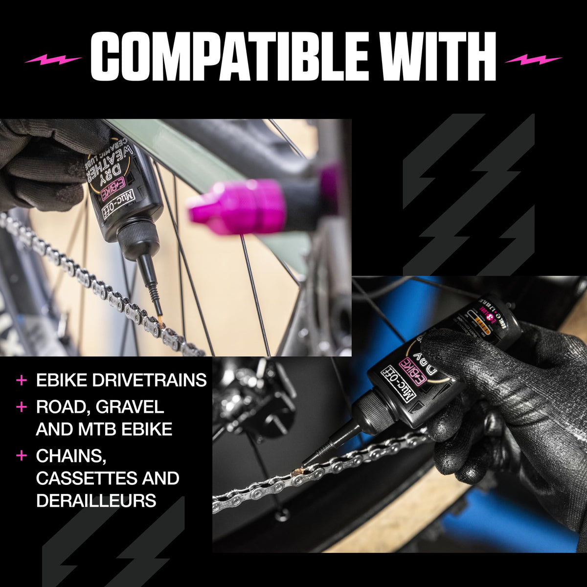 Muc-Off eBike Dry Weather Chain Lube, Ceramic, 50ml