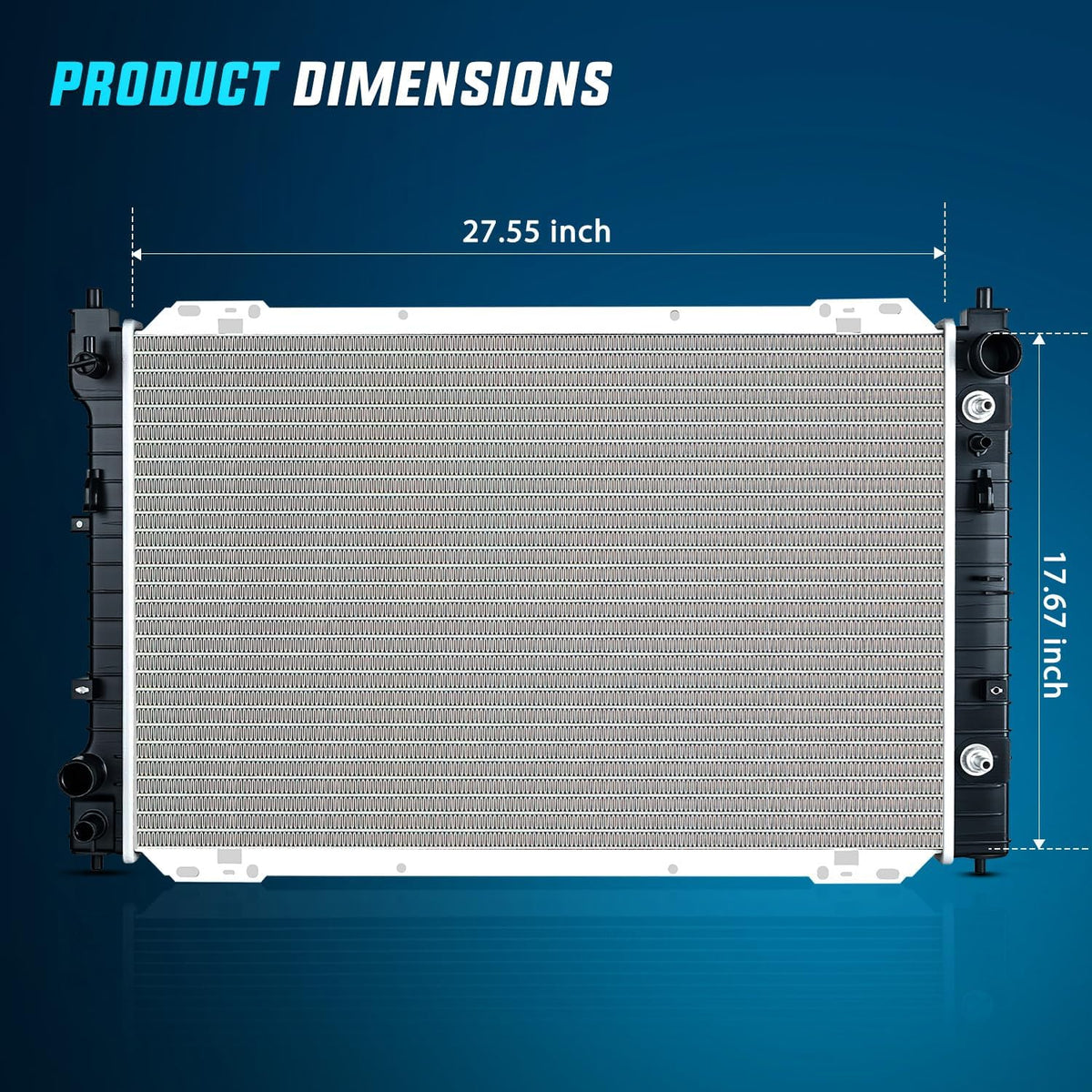 Nilight Radiator for Ford Escape 2001 2002 2003 2004 2005 2006 2007