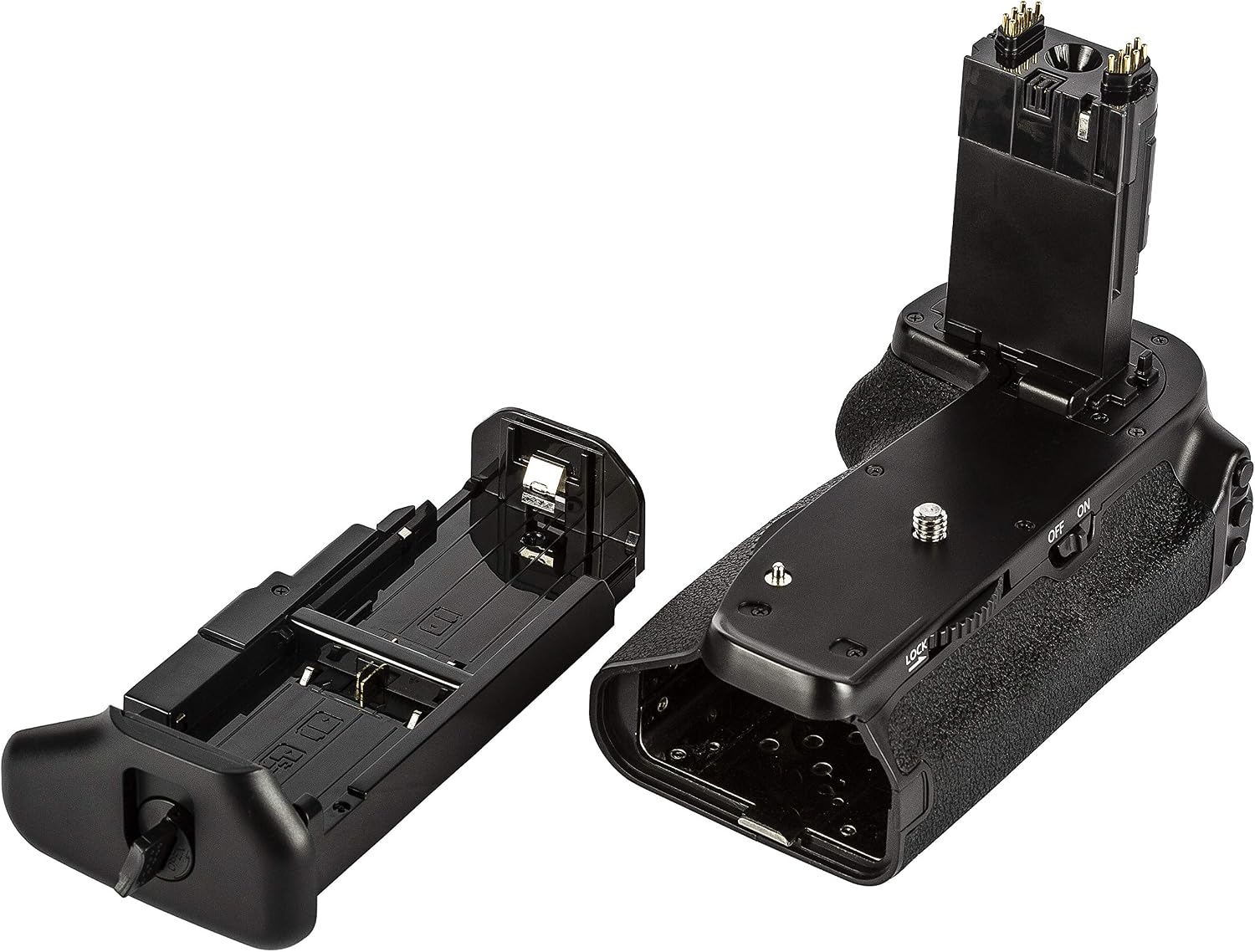 Battery Grip Replacement for BG-E21 for Canon EOS 6D Mark II DSLR Camera with Deluxe Accessory Bundle – Includes: 4X