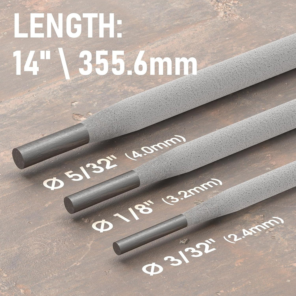E7018 1/8'' 5LB Welding Rods Stick Electrodes | Low Hydrogen Carbon Steel