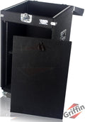 Rackmount Studio Mixer Flight Road Case (Ultimate-PROAudio) – 25U Mount Space Amp Cabinet Travel Trunk For Music Gear