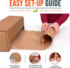 Honeycomb Packing Paper Roll 12" x 300', 1-Pack Recyclable Cushioning Wrap