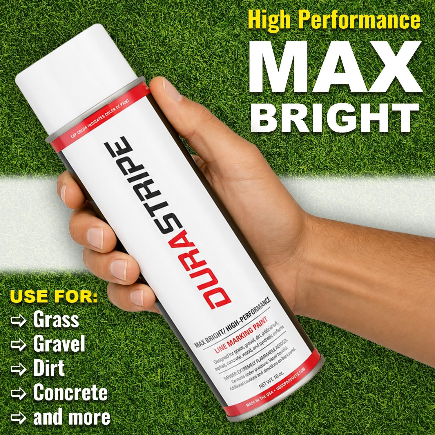 Athletic Field Marking Paint (White) 12-18oz Cans Per Case