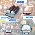 Restaurant Pager System, 20 Coaster Pagers, Beeper for Food Truck