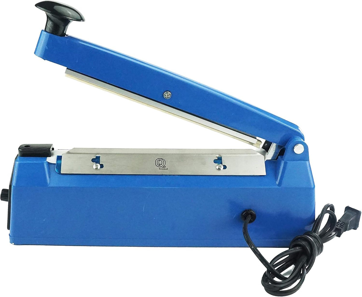 8" Impulse Heat Bag Sealer Mylar Poly Kraft Sealing Machine with Spare Wire Replacement Kit