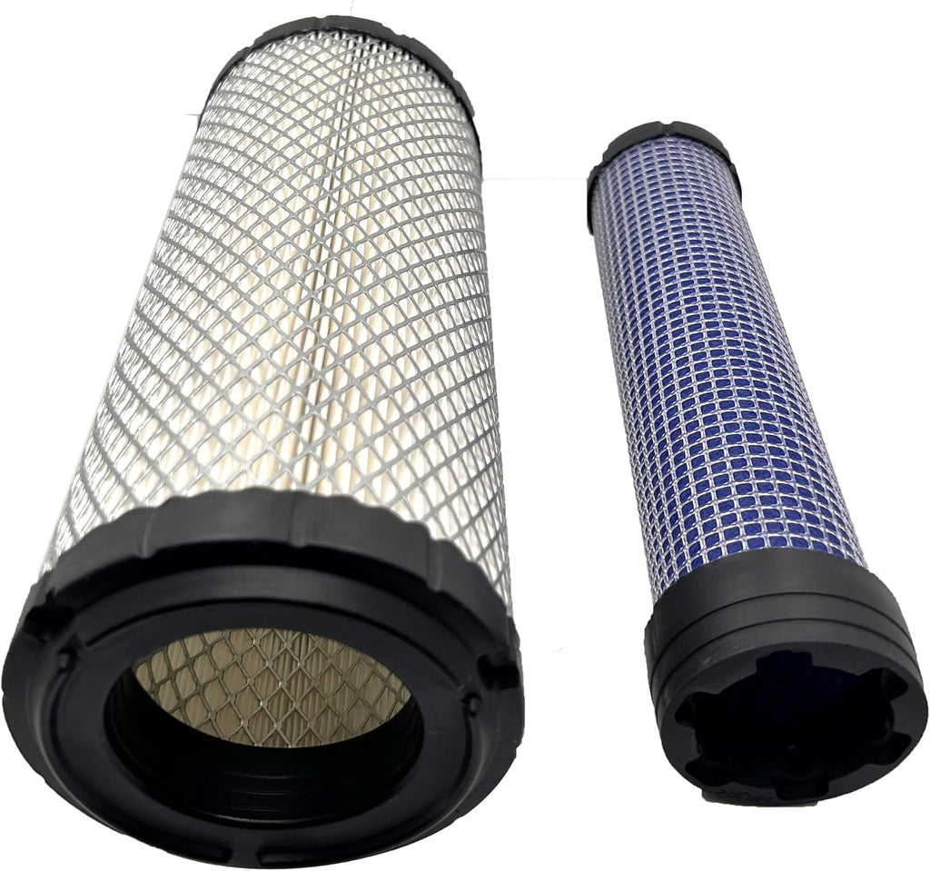 2 Sets 11013-7044 Air Filter, 11013-7045 Inner Air Filter compatible with Kawasaki FX850V FX730V FX691V FX801V FX751V FX1000V FH680V Fits Kohler C940-C980, CH18-CH1000