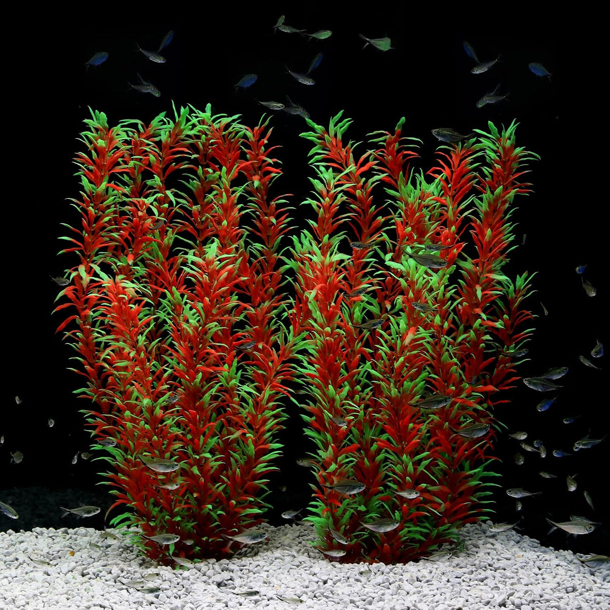 Aquarium Decor Plastic Plants Extra Large 21 Inch Artificial Plants