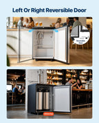 Beer Kegerator, Dual Tap Home Draft Beer Dispenser for Ball Lock