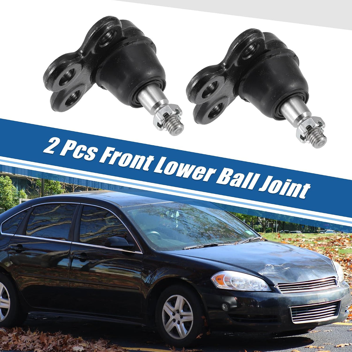 X AUTOHAUX 2pcs Front Left Right Lower Ball Joint K5331 for Buick Century