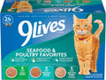 Seafood & Poultry Favorites Wet Cat Food Variety Pack, 5.5 oz