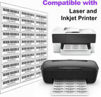 500 Sheets 15000 Address Labels, AveneMark 30-UP 1" x 2-5/8" Shipping Sticker Papers for Laser and Inkjet Printers
