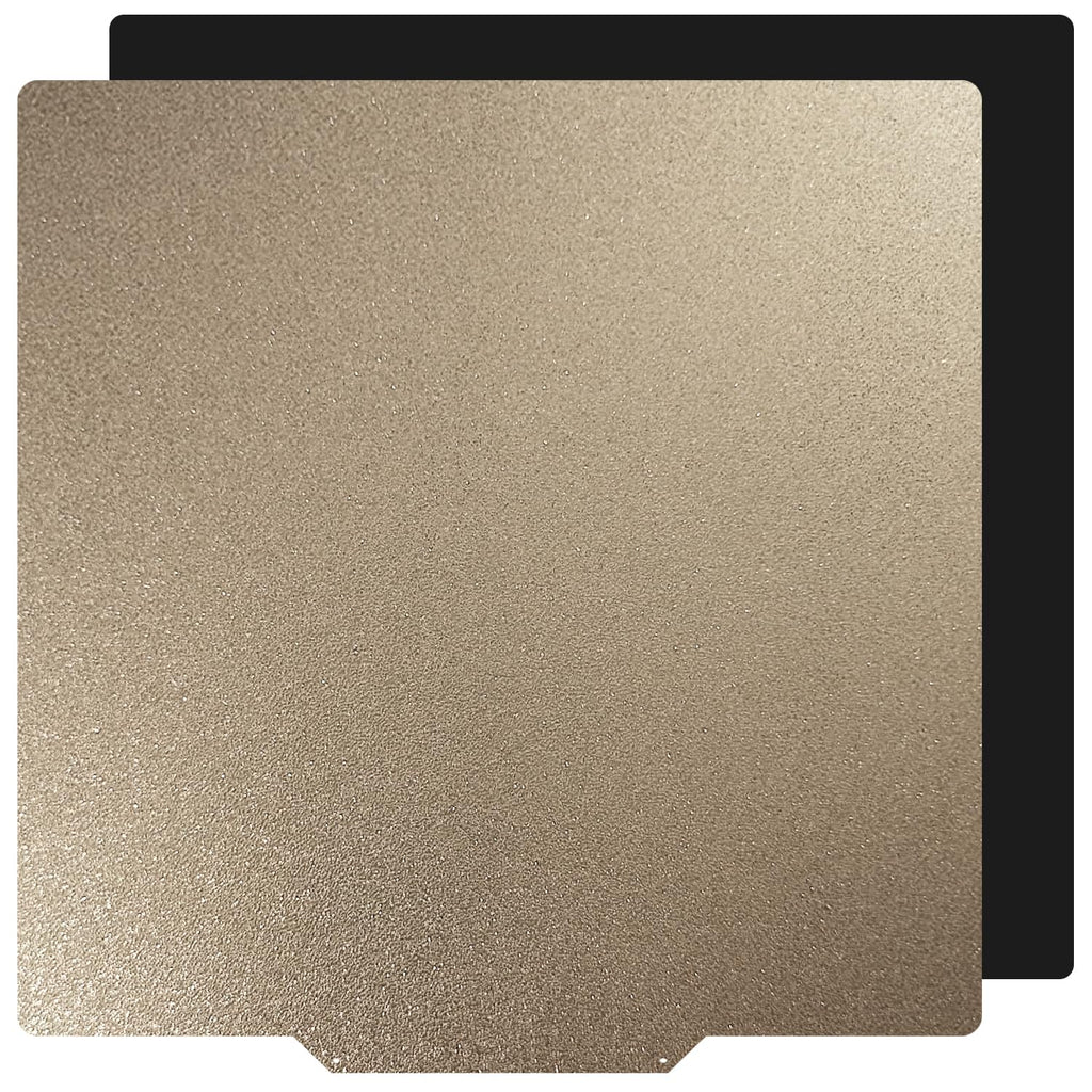 Double Sided Textured PEI Sheet for TAZ 6 Build Plate,300x300mm Flexible Spring Steel Build Plate with Magnetic Base