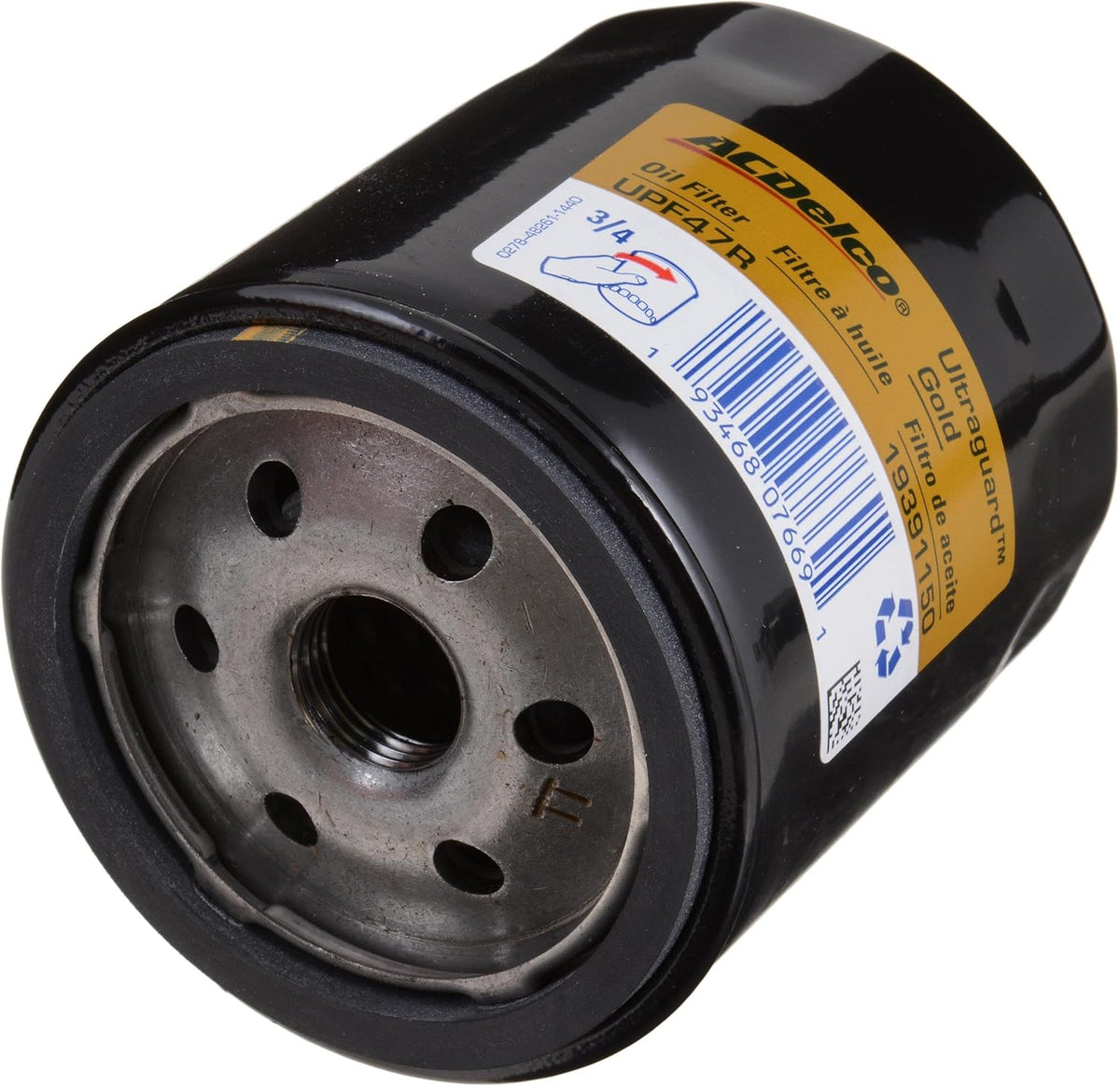 ACDelco UPF47R Genuine OEM Oil Filter for Chevy Silverado 1500 - Replaces 19391150