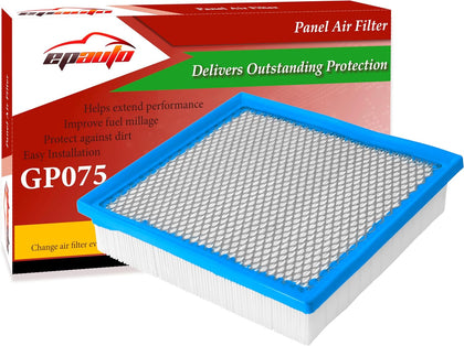 GP075 (CA10755) Engine Air Filter Replacement for Toyota and Jeep | Lexus RX350, Toyota Camry, Sienna, Highlander