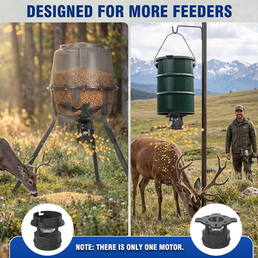 Deer Feeder Kit with 2 Mounting Options
