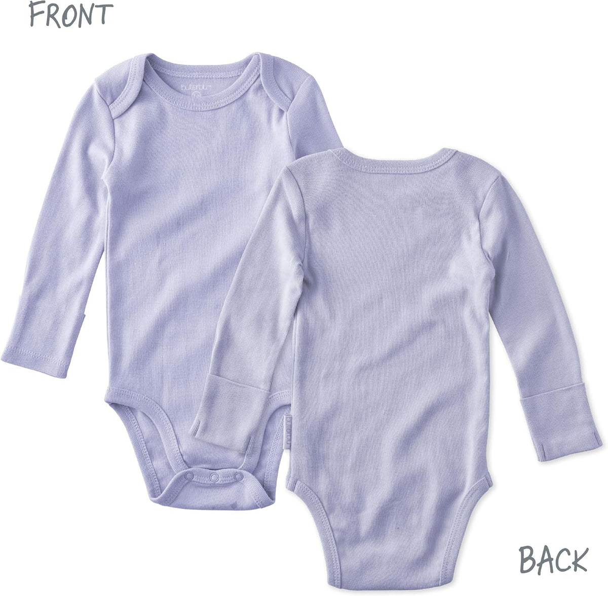 Blake 5-Pack Long Sleeve Bodysuits 100% Organic Cotton, Unisex