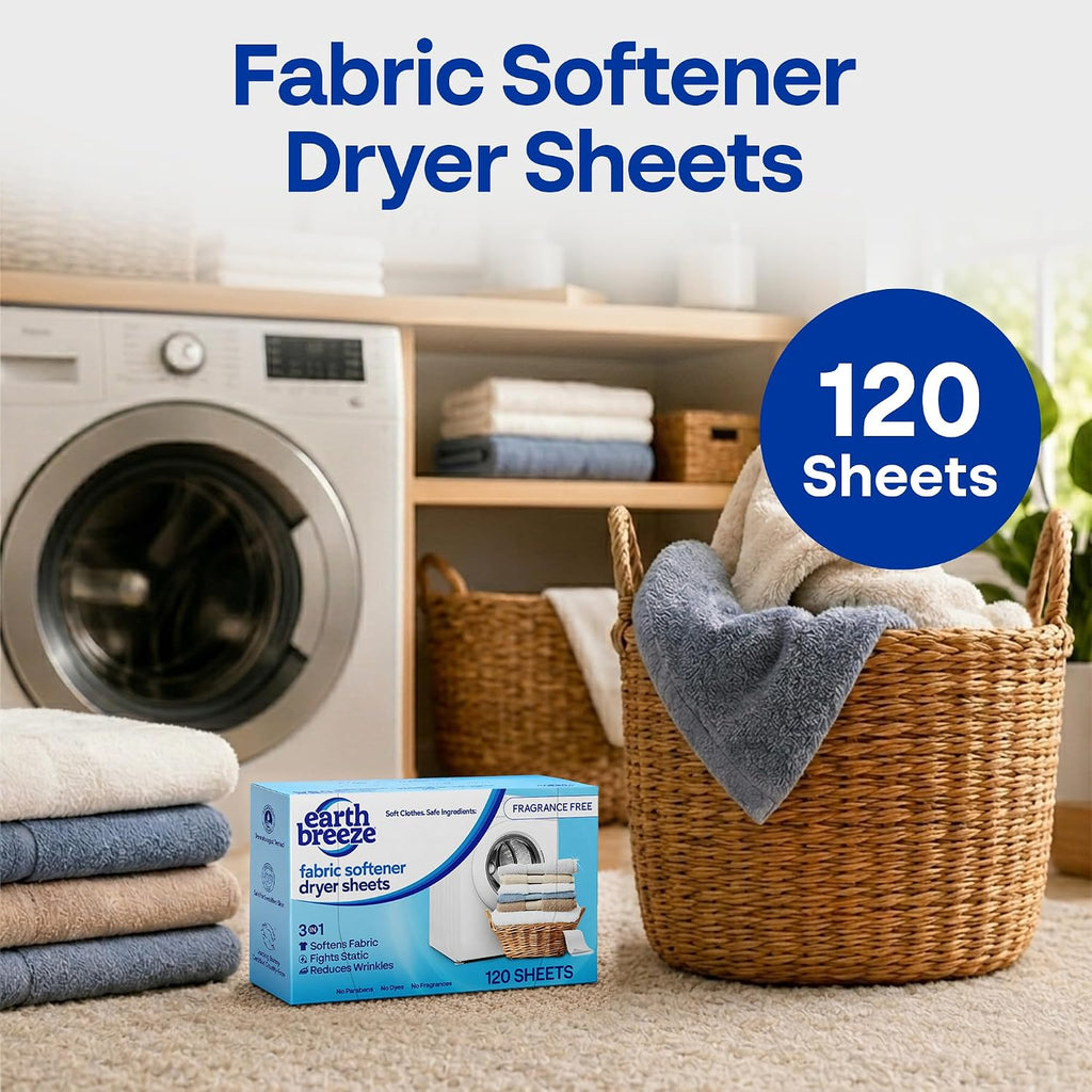 Fabric Softener Dryer Sheets Fragrance Free (1 Pack)