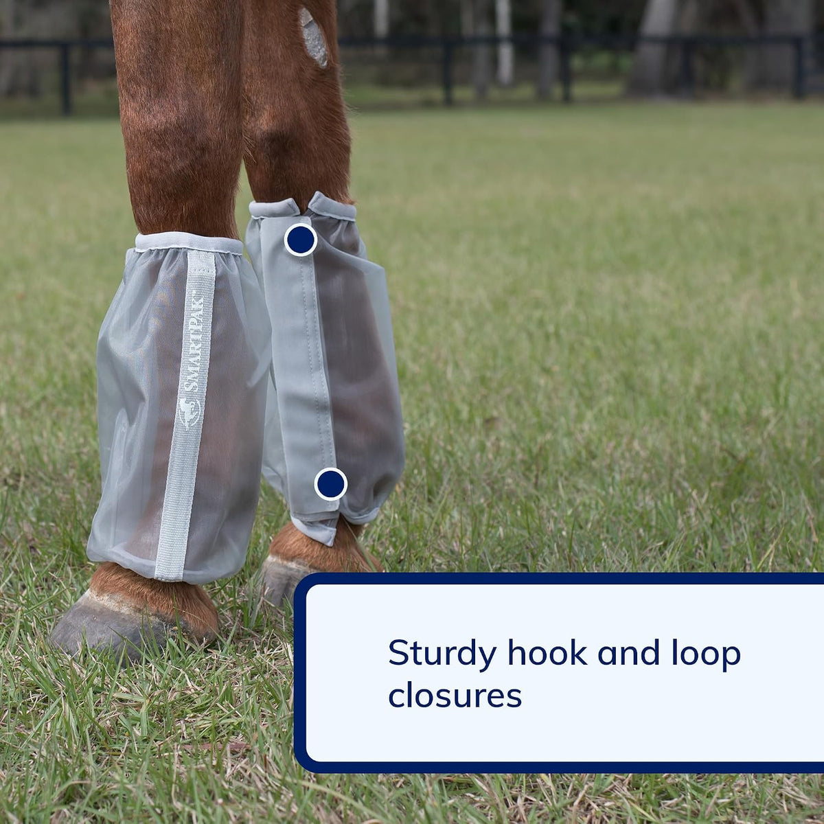 Deluxe Relaxed Fit Fly Boots for Horses, Pair (2), Horse Size