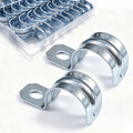 3/4 Inch One Hole EMT Conduit Clamp, Pipe Strap U Bracket 30 Pack