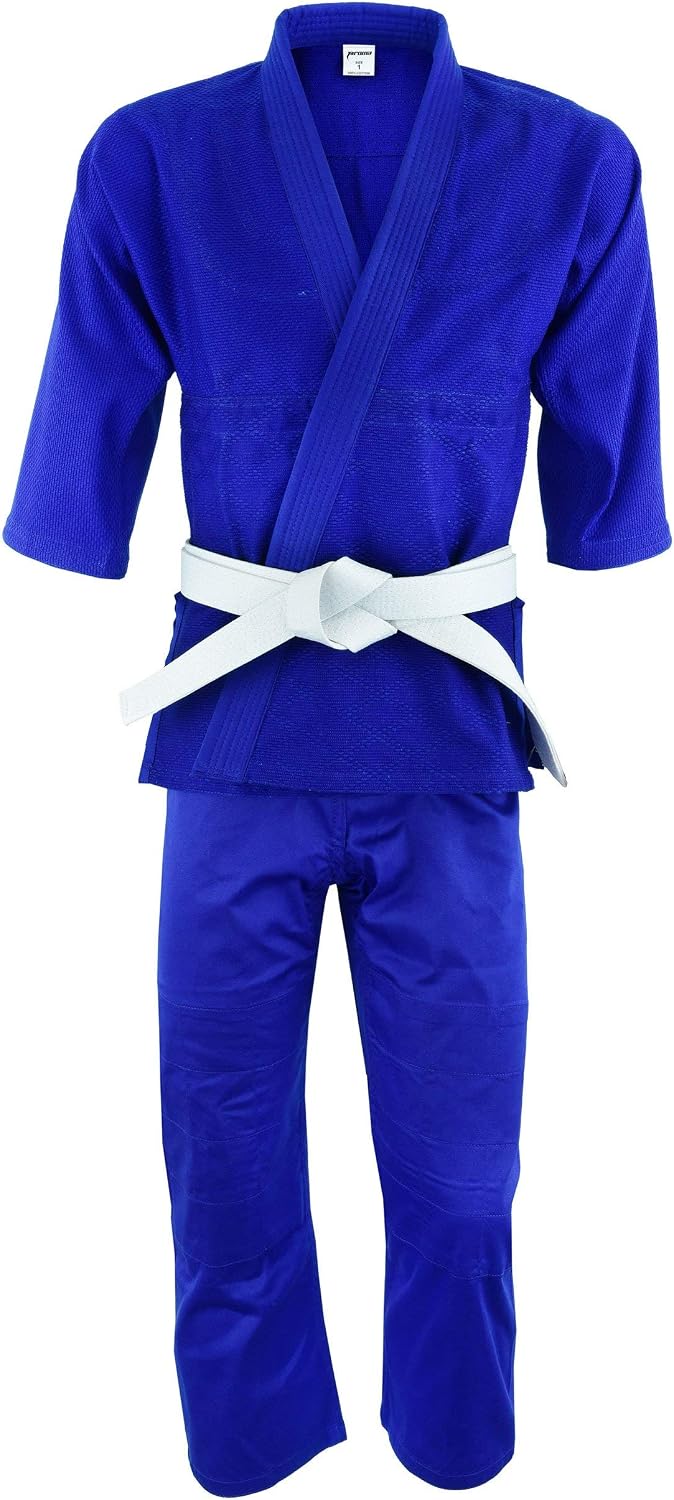 Ultimate - Judo Single Weave Kids Adults Unisex Karate Gi Uniform - (Belt Included)