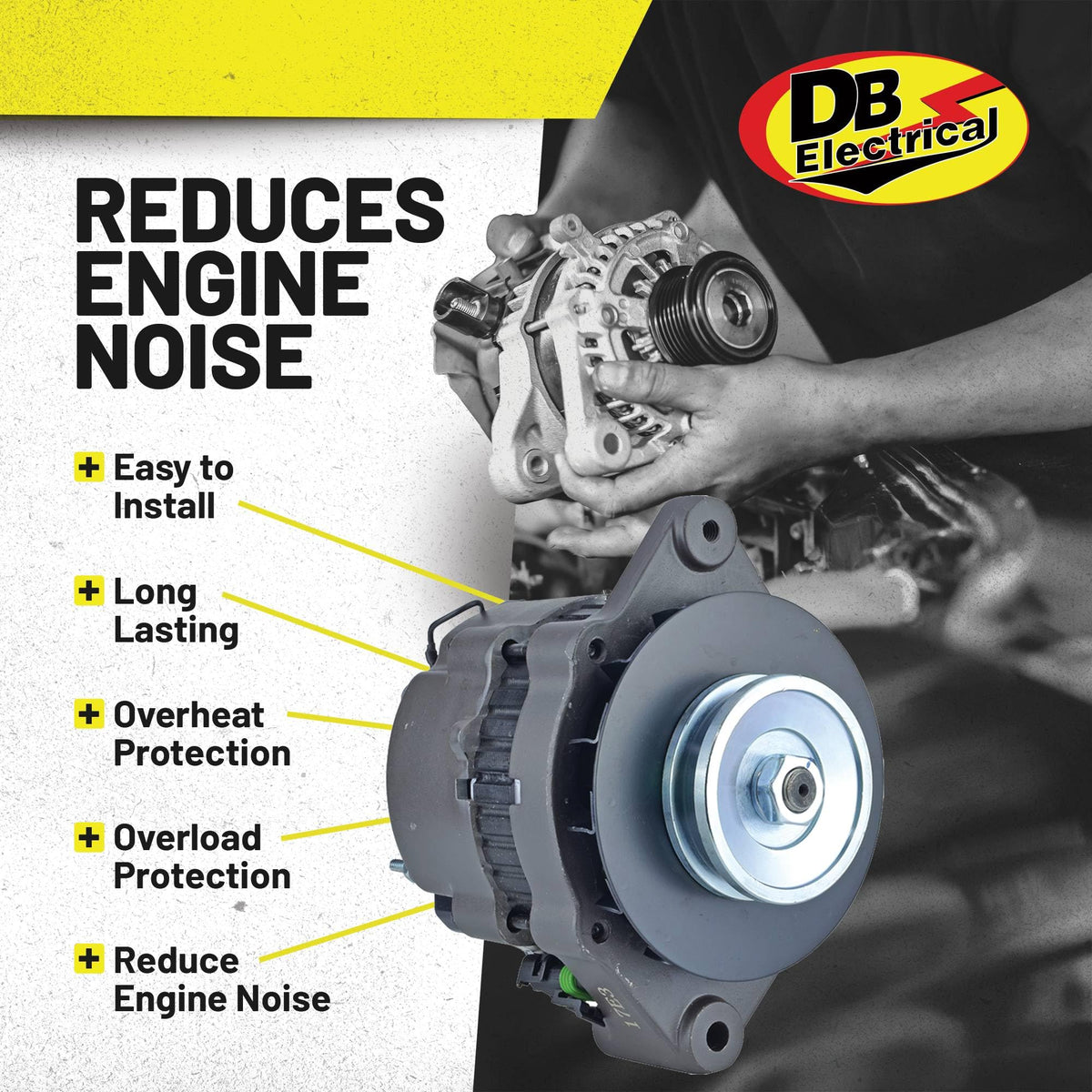 DB Electrical Alternator for Bobcat Compact Excavator 225 863HF 863HG 864F