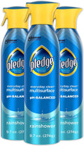 pH Balanced Multi Surface Cleaner Spray, Rainshower, 9.7oz, (3-Pack)