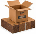 Cube Shipping Boxes 12"L x 12"W x 12"H (25-Pack) - Corrugated Cardboard Box for Moving, Mailing, Packing, Packaging