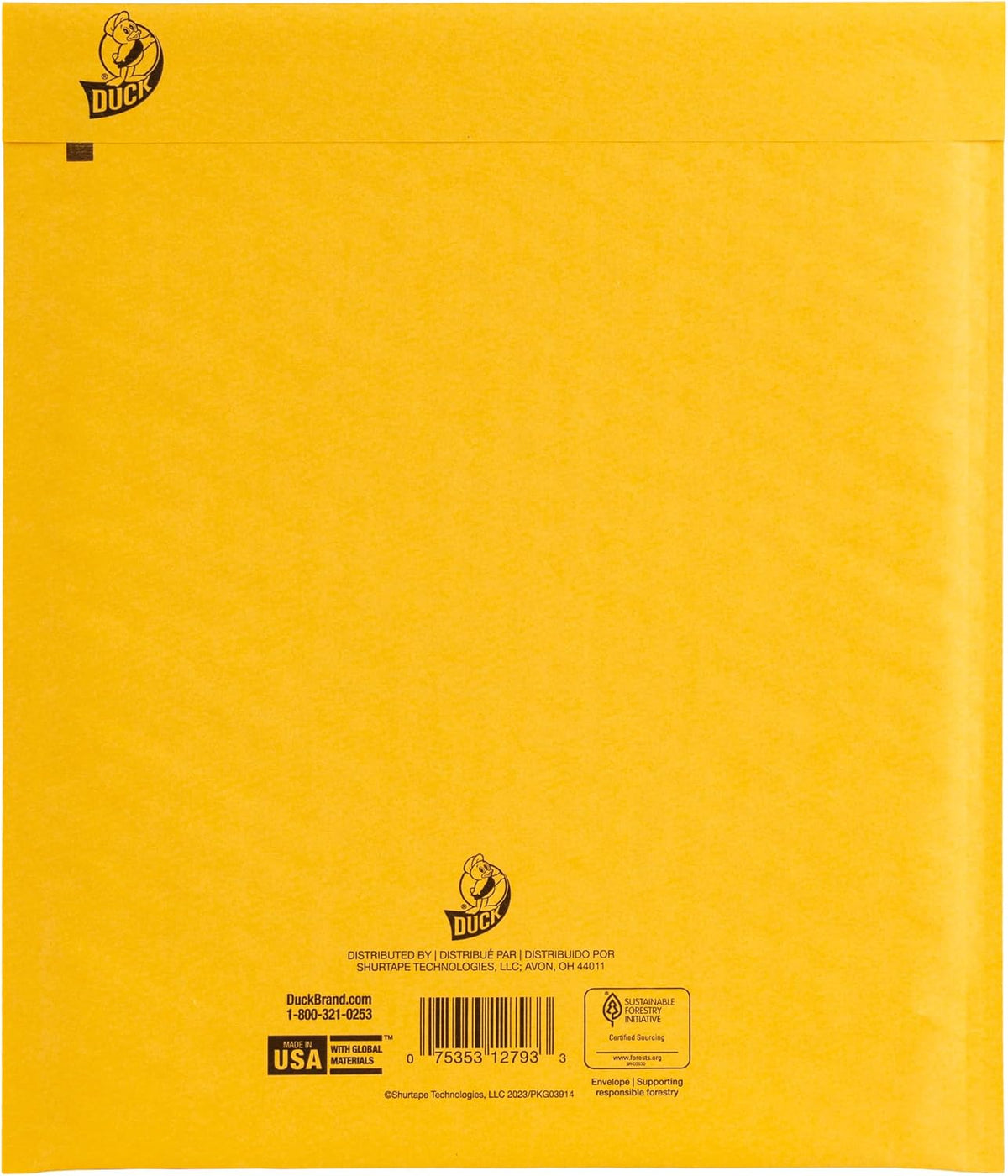 Brand #2 Kraft Bubble Mailer, Manila, 8.5 inch x 11 inch, 25 Pack
