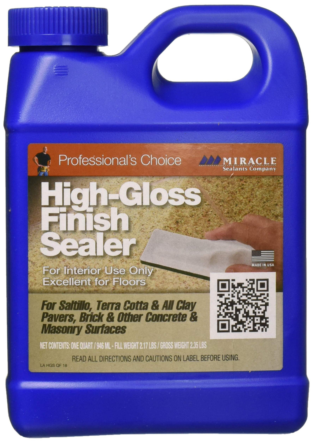 High-Gloss Finish Sealer for Tile & Stone, Quart