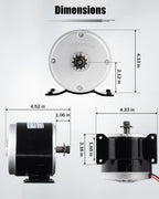 Replacement Motor Competible with Razor E300 E300S E325 MX350 MX400